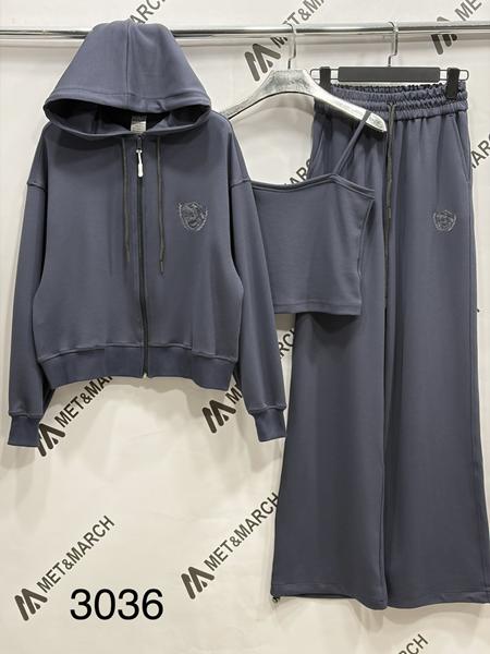 Костюм спорт Met&March (S-L) 3036 d.grey (деми)