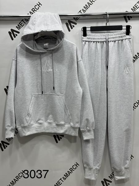 Костюм спорт Met&March (S-L) 3037 grey (деми)