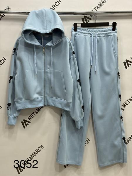 Костюм спорт Met&March (S-L) 3052 l.blue (деми)