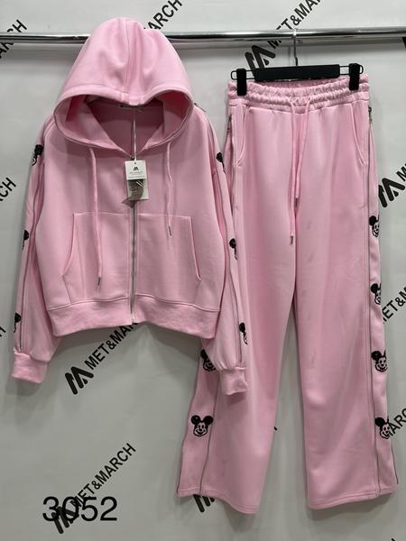 Костюм спорт Met&March (S-L) 3052 pink (деми)