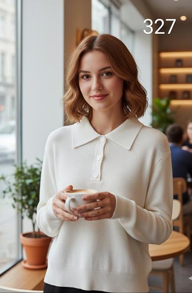 Свитер Met&March (one size) 327 white (деми)