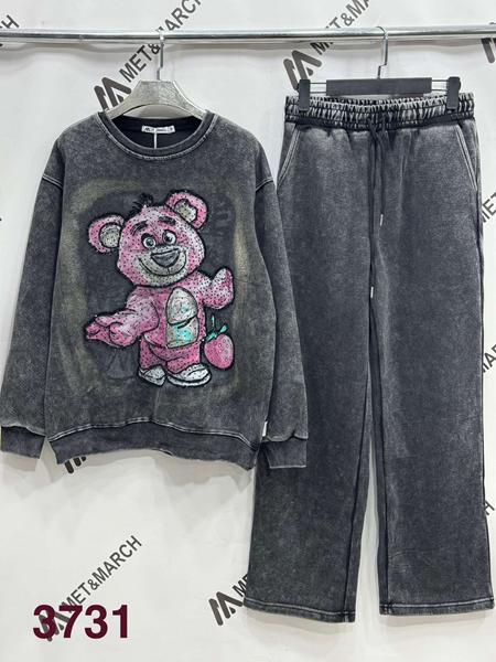 Костюм спорт Met&March (S-L) 3731 d.grey (деми)