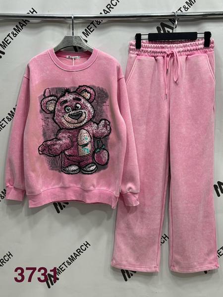 Костюм спорт Met&March (S-L) 3731 pink (деми)