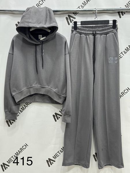 Костюм спорт Met&March (S-L) 415 grey (деми)