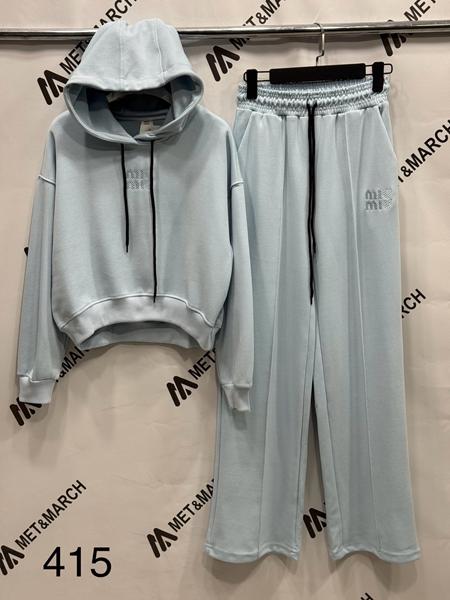 Костюм спорт Met&March (S-L) 415 l.blue (деми)