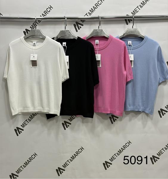 Футболка Met&March (one size) 5091 l.blue (лето)