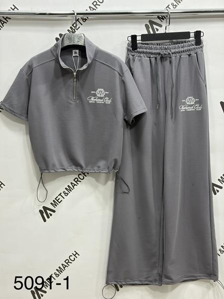 Костюм спорт Met&March (S-XL) 5091-1 grey (деми)