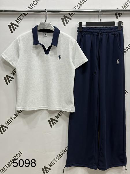 Костюм спорт Met&March (S-XL) 5098 l.grey (лето)