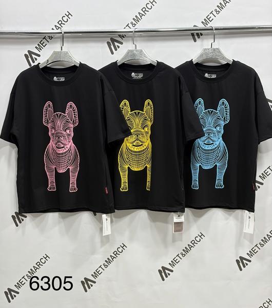 Футболка Met&March (one size) 6305 black-yellow (лето)