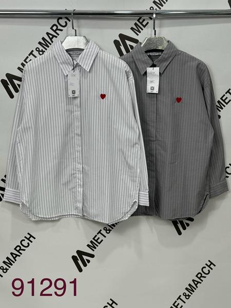 Рубашка Met&March (S-L) 91291 white (деми)