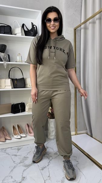Костюм Katty (M-XL) 105-2 khaki (лето)