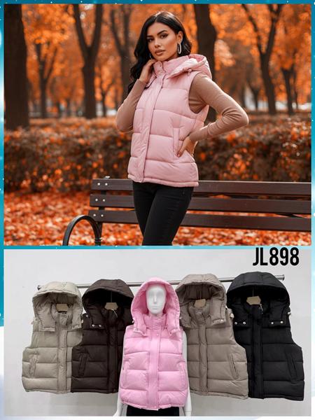 Жилетка Шаолинь (M-2XL) JL898 pink (деми)