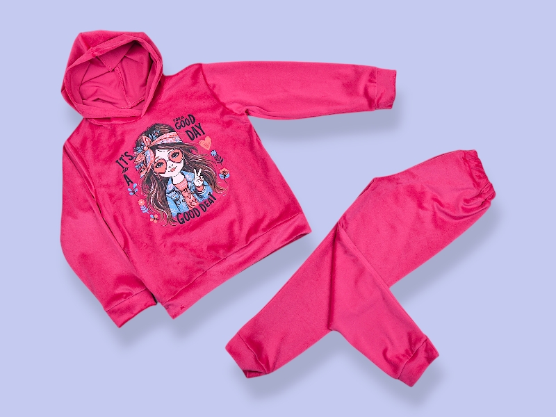 Костюм спорт Kir15 (98-122) 183283 pink (деми)