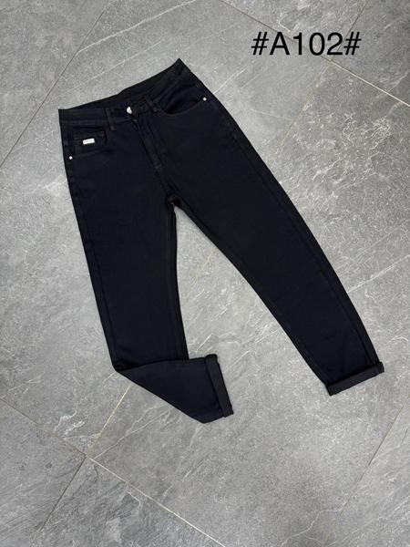 Джинсы F.T.H (30-38) A102 black (деми)