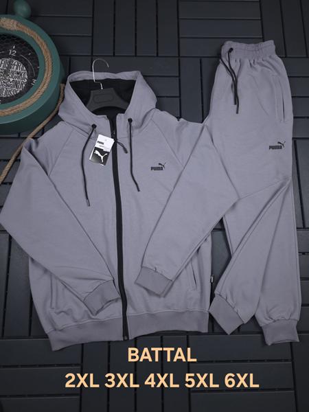 Костюм спорт Hous Of Timur (2XL-6XL) HT592 grey (деми)