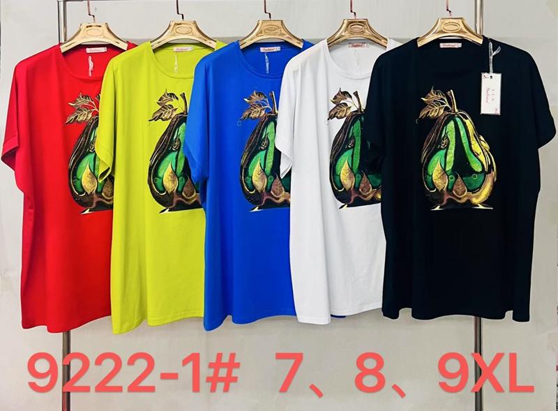 Футболка Immei (7XL-9XL) 9222-1 black (лето)