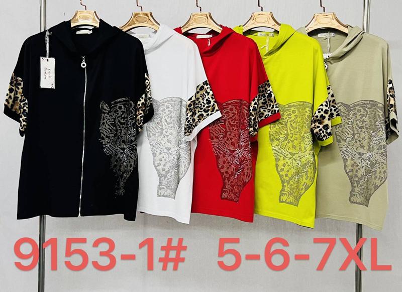 Кофта Immei (5XL-7XL) 9153-1 black (деми)