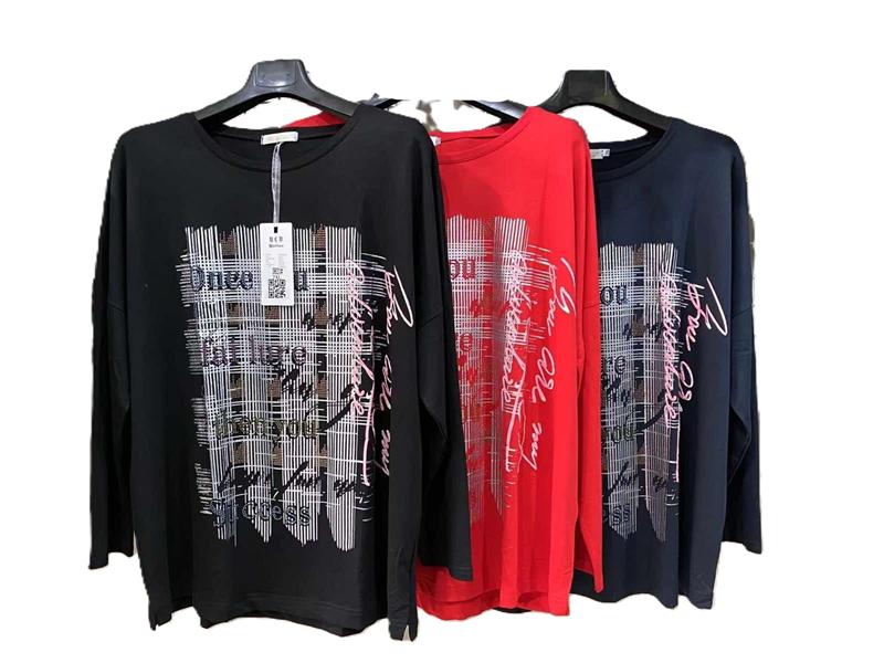 Свитер Immei (6XL-8XL) 3821 red (деми)