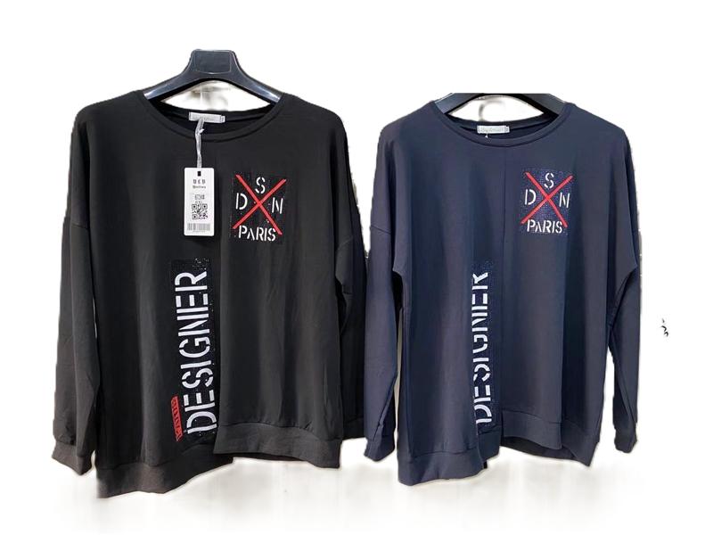 Свитер Immei (6XL-8XL) 6734 navy (деми)