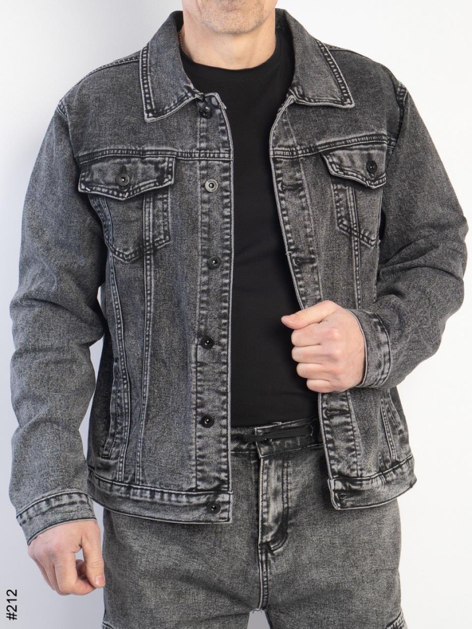 Куртка Basanjiu (L-5XL) 212 grey (деми)