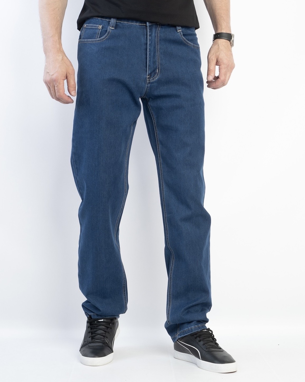 Джинсы Basanjiu (32-42) 8028-4-11 blue (деми)