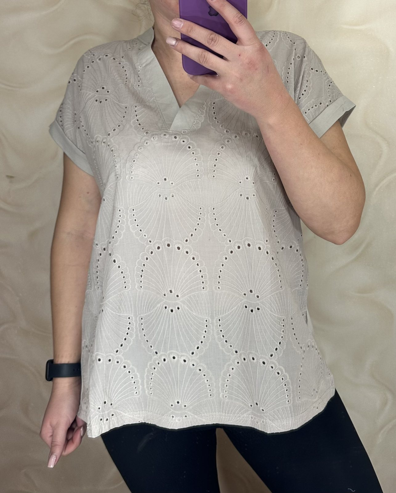 Футболка LeVisha (M-2XL) 26004 grey (лето)