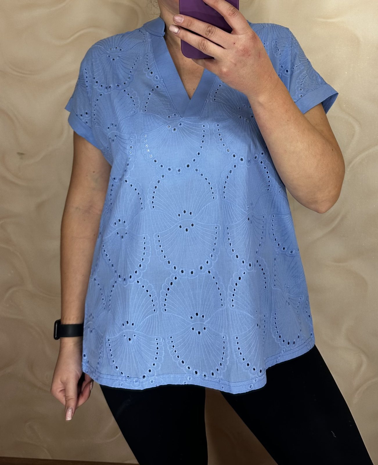 Футболка LeVisha (M-2XL) 26004 l.blue (лето)