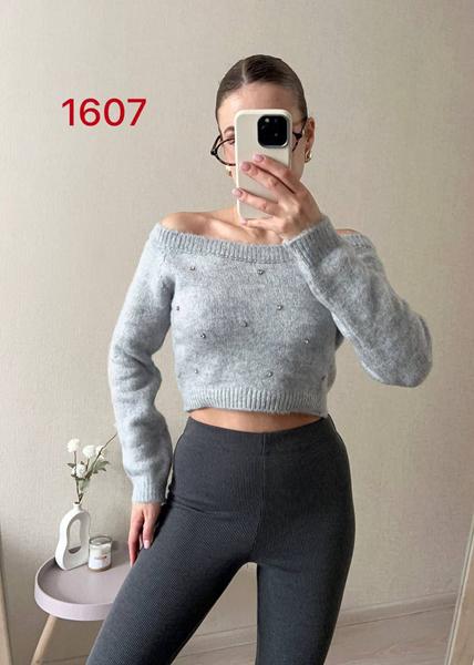 Свитер FSN (42-46) 1607 grey (деми)