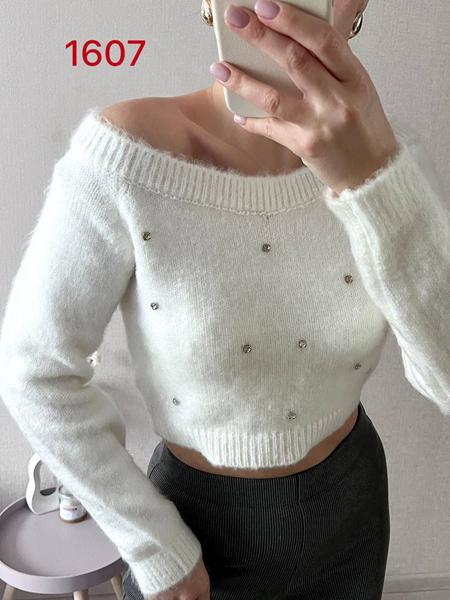 Свитер FSN (42-46) 1607 white (деми)