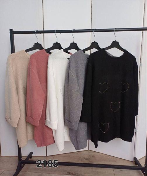 Свитер FSN (52-56) 2185 l.beige (деми)