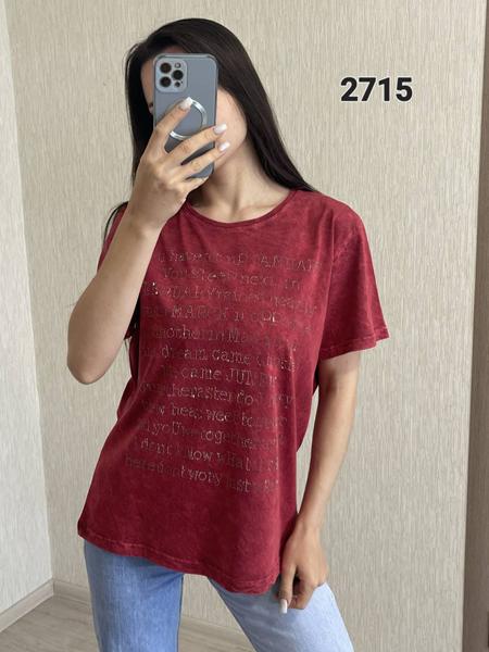 Футболка FSN (46-52) 2715 wine (лето)