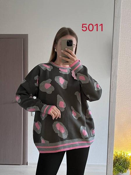 Свитер FSN (42-48) 5011 d.grey (зима)