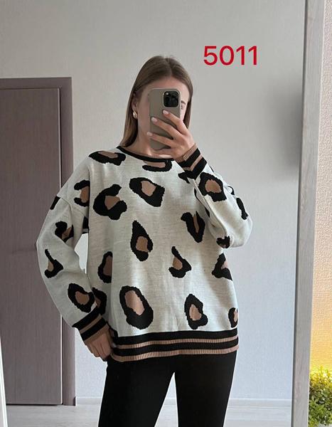 Свитер FSN (42-48) 5011 l.beige-brown (зима)