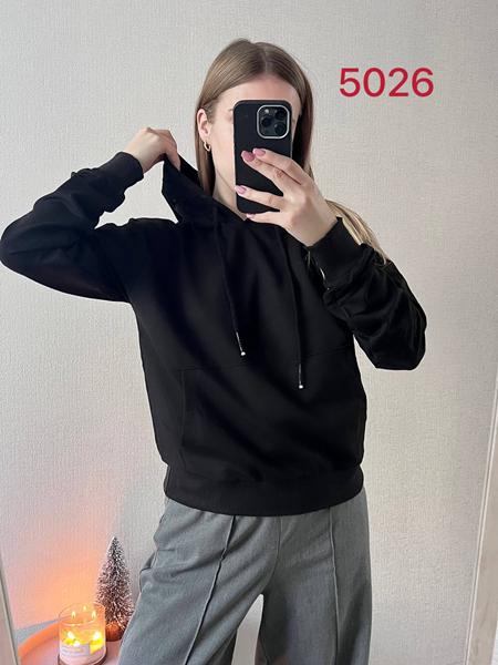 Худи FSN (42-48) 5026 black (деми)