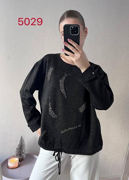 Свитер FSN (46-52) 5029-1 black (деми)