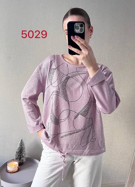 Свитер FSN (46-52) 5029-1 pink (деми)