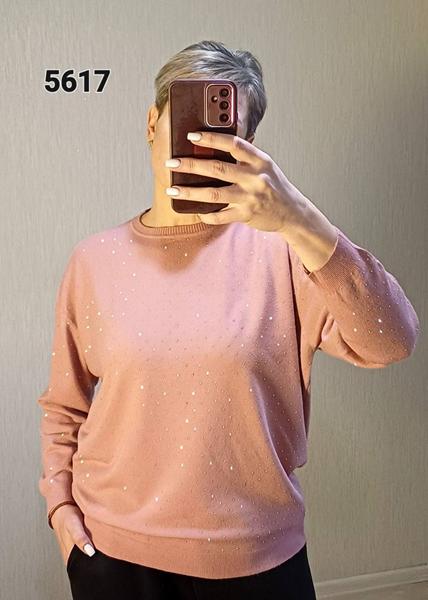 Свитер FSN (46-50) 5617 d.beige (деми)