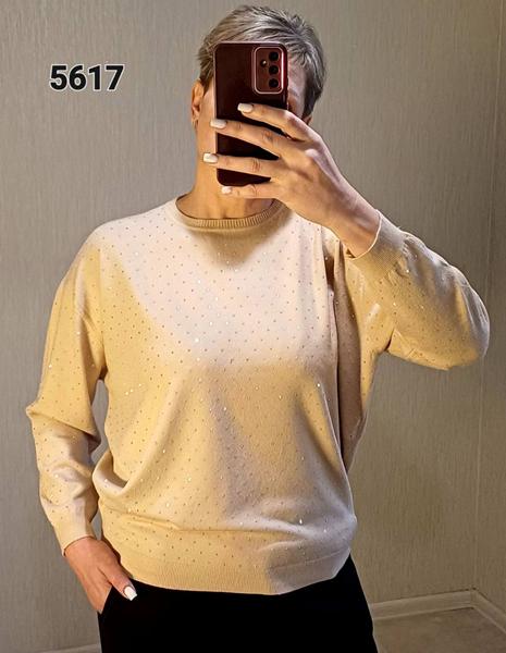 Свитер FSN (46-50) 5617 l.beige (деми)