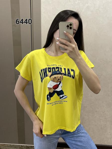 Футболка FSN (46-52) 6440 yellow (лето)