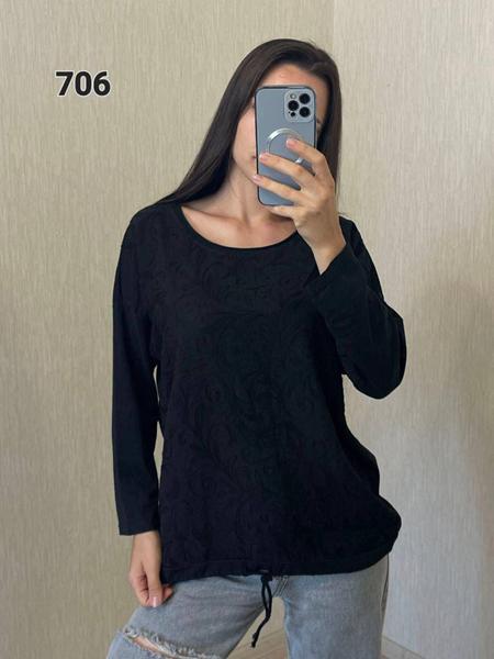 Свитер FSN (48-52) 706 black (деми)