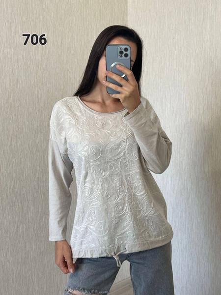 Свитер FSN (48-52) 706 l.grey (деми)