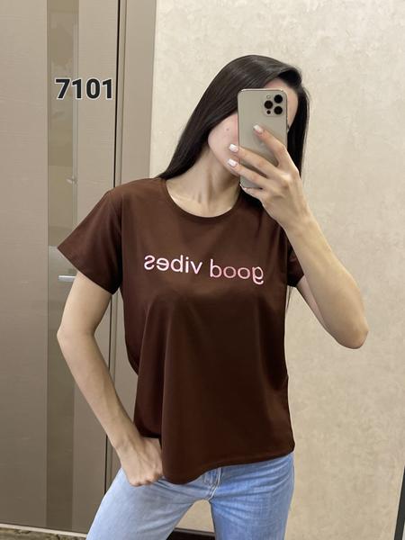 Футболка FSN (46-52) 7101 brown (лето)