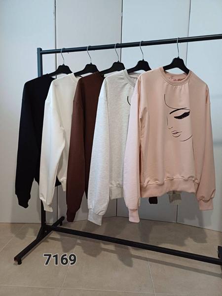 Свитер FSN (42-48) 7169 black (деми)