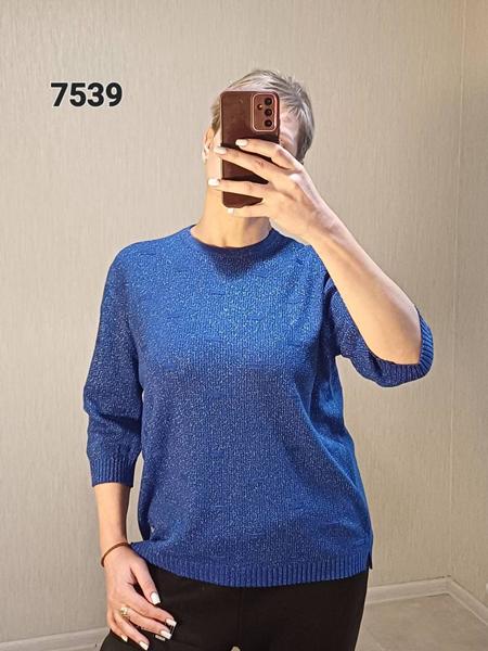 Свитер FSN (50-54) 7539 blue (деми)