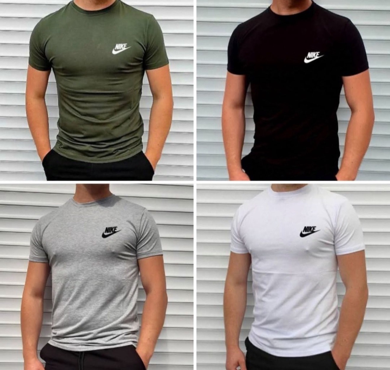 Футболка Madoka (M-3XL) 1262 khaki (лето)