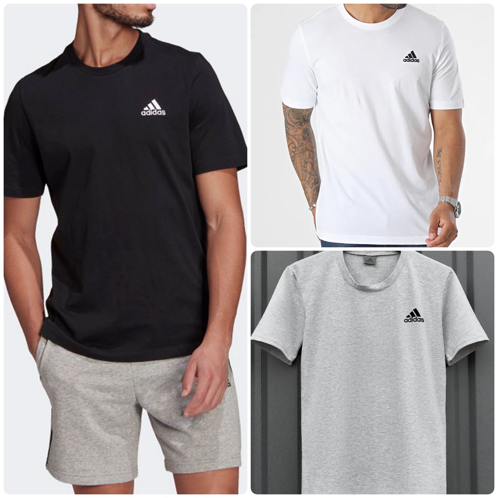 Футболка Madoka (M-3XL) 1268 grey (лето)