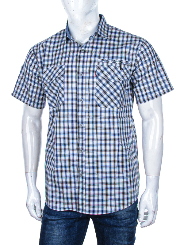 Рубашка Logaster (XL-5XL) A703-2 grey (лето)