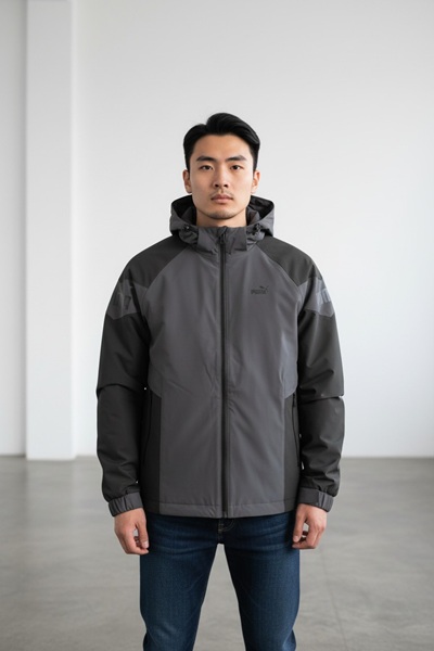 Ветровка Hous Of Timur (L-4XL) HT937 grey (деми)