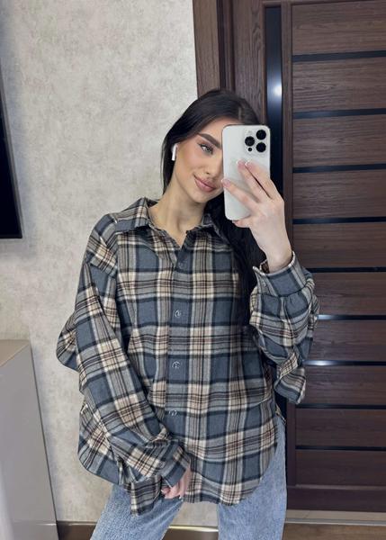 Рубашка Valentina (42-50) 9 blue (деми)