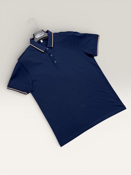 Футболка F.T.H (L-4XL) F819 navy (лето)